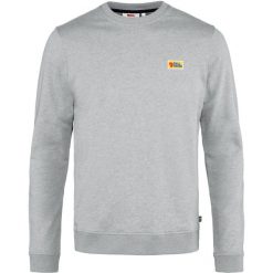 Szara Bawełniana Bluza Fjällräven. Szare bluzy męskie Fjällräven, m, bez wzorów, z bawełny, bez kaptura. Za 486.40 zł.
