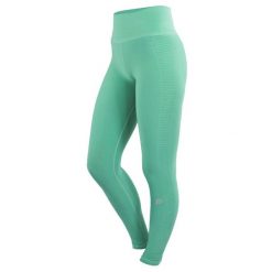 Legginsy damskie bezszwowe. Niebieskie legginsy damskie GUGGEN MOUNTAIN, xs, bez wzorów, z elastanu. W wyprzedaży za 197.76 zł.