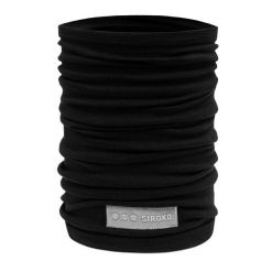 Komin kolarski unisex SIROKO SRX Whirlwind wełna merino. Czarne szaliki i chusty damskie SIROKO, na zimę, bez wzorów, z materiału. Za 76.00 zł.