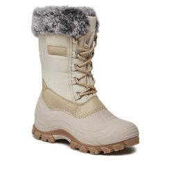 Śniegowce CMP. Brązowe buty zimowe dziewczęce CMP, bez zapięcia. Za 269.99 zł.