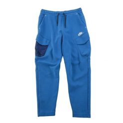 Second life - Nike spodnie dresowe męskie Tech - Stan dobry. Niebieskie spodnie sportowe męskie Nike, l, bez wzorów, z dresówki, do biegania. Za 114.98 zł.