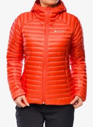 Kurtka puchowa damska Montane Anti-Freeze Lite Hoodie. Czerwone kurtki damskie Montane, m, bez wzorów, z puchu, bez kaptura. Za 851.80 zł.