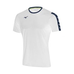 Koszulka Mizuno Nara Tee. Białe buty sportowe męskie Mizuno, bez zapięcia, na fitness i siłownię. Za 151.00 zł.