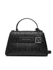 Armani Exchange Torebka XW001223 AF15774 UC001 Czarny. Czarne torebki do ręki damskie Armani Exchange, bez wzorów, ze skóry, bez dodatków. Za 569.99 zł.