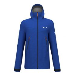 Kurtka Sportowa Męska Salewa Ortles Gtx 3L. Niebieskie kurtki męskie Salewa, l, bez wzorów, z gore-texu, trekkingowe, gore-tex. Za 1,789.99 zł.