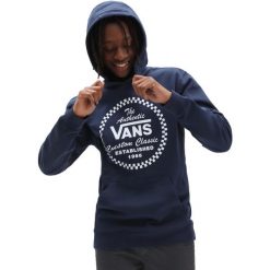 Bluza z kapturem Vans Athletic, Mężczyźni. Niebieskie bluzy męskie Vans, m, bez wzorów, z bawełny, z kapturem. Za 290.00 zł.