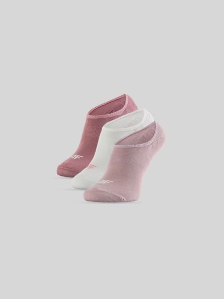4F Skarpetki stopki (3-pack) damskie - multikolor 35-38. Skarpety damskie 4f, bez wzorów. Za 49.99 zł.