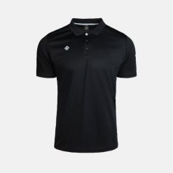 Koszulka techniczna ACAY M V3: wygoda, oddychalność i szybkie schnięcie. Czarne koszulki polo męskie IZAS, m, bez wzorów, bez ramiączek. W wyprzedaży za 160.83 zł.