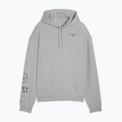 Bluza męska Under Armour Rival LW Hoodie /. Szare bluzy męskie Puma, l, bez wzorów, z materiału, bez kaptura, na fitness i siłownię. Za 279.99 zł.