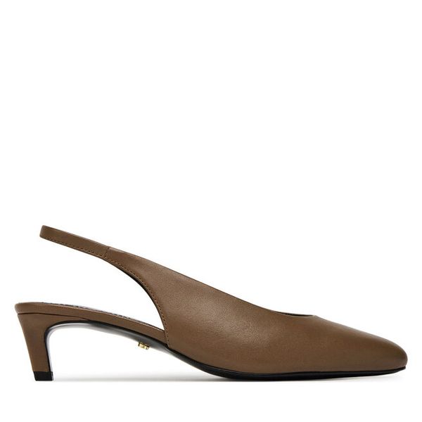 Czółenka GINO ROSSI. Brązowe czółenka damskie Gino Rossi, bez wzorów, bez obcasa, bez zapięcia. Za 209.99 zł.