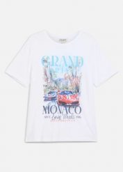 T-shirt z czystej bawełny organicznej. Białe koszulki sportowe męskie bonprix, m, bez wzorów, z bawełny, bez kołnierzyka, bez ramiączek. Za 42.99 zł.