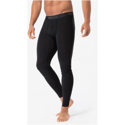 Spodnie termoaktywne męskie SUPER.NATURAL Tundra 175 Tight. Czarne spodnie sportowe męskie super.natural, na lato, m, bez wzorów, trekkingowe. Za 379.99 zł.