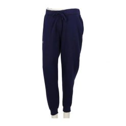 Second life - Spodnie dresowe męskie UA Rival Fleece Joggers - Jak nowy. Niebieskie spodnie sportowe męskie Under Armour, m, bez wzorów, z dresówki, na fitness i siłownię. Za 122.16 zł.