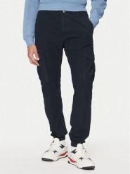 Tommy Jeans Joggery Ryan DM0DM20284 Granatowy Regular Fit. Niebieskie spodnie materiałowe męskie Tommy Jeans, m, bez wzorów, z bawełny. Za 249.99 zł.