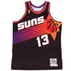 Jersey Phoenix Suns nba authentic. Czarne koszulki sportowe męskie Mitchell & Ness, bez wzorów, z jersey, bez kołnierzyka, bez ramiączek, do koszykówki. Za 1,226.00 zł.