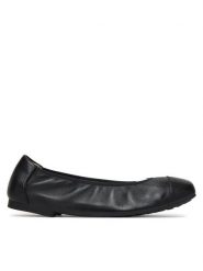Caprice Baleriny 9-22117-46 Czarny. Czarne baleriny damskie Caprice, bez wzorów, ze skóry, bez obcasa. Za 231.99 zł.