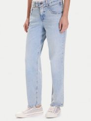 Guess Jeans Jeansy W5BA3O D0027 Niebieski Boyfriend Fit. Niebieskie jeansy damskie Guess Jeans. Za 349.99 zł.