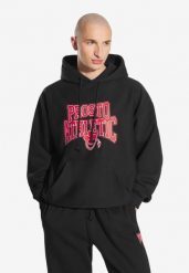 Bluza sportowa męska Prosto Chicago z kapturem. Czarne bluzy męskie Prosto., l, z aplikacjami, z bawełny, z kapturem. Za 137.99 zł.