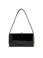 Eva Minge Torebka EO-AVAH-LA482-6340 Czarny. Czarne torebki do ręki damskie Eva Minge, bez wzorów, z materiału, wizytowe, bez dodatków. Za 199.99 zł.