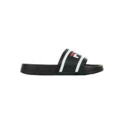 Mules Femme Mules Fila MORRO BAY WMN Noir Noir. Czarne klapki damskie Fila, bez wzorów, z materiału. Za 79.00 zł.
