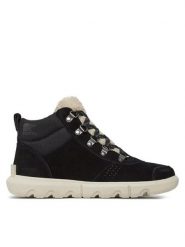 Sorel Trzewiki Explorer Next™ Hiker Wp NL5028-010 Czarny. Czarne botki damskie Sorel, ze skóry, bez obcasa, na płaskiej podeszwie, bez zapięcia. Za 549.99 zł.