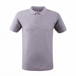 PROCERA Polo męskie w kolorze szary melanż M. Szare koszulki polo męskie PROCERA, m, bez wzorów, bez ramiączek. Za 33.00 zł.