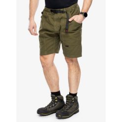 Spodenki turystyczne Gramicci Gadget Short. Zielone krótkie spodenki sportowe męskie Gramicci, s, bez wzorów, trekkingowe. Za 371.99 zł.
