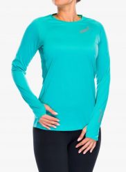 Bluza do biegania damska Inov-8 Base Elite LS - teal. Bluzy damskie Inov-8, bez wzorów, bez kaptura. Za 200.51 zł.