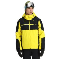 Kurtka narciarska męska Spyder Titan. Czarne kurtki snowboardowe męskie Spyder, m, bez wzorów, bez kaptura, narciarskie. Za 2,389.99 zł.