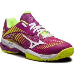 Buty MIZUNO - Wave Exceed Tour 3 Cc 61GC187567 Fioletowy Żółty. Fioletowe obuwie sportowe damskie Mizuno, bez wzorów, z materiału, tenisowe, Adidas Advantage. W wyprzedaży za 369.00 zł.