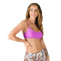 Góra od stroju kąpielowego Billabong Tan lines Avery. Czerwone bikini damskie Billabong, xl, bez wzorów. Za 89.99 zł.