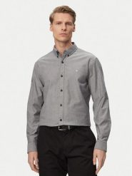 Calvin Klein Jeans Koszula Oxford Classic LV140EM125 Szary Regular Fit. Szare koszule męskie Calvin Klein Jeans, l, bez wzorów, z bawełny, bez kołnierzyka, bez ramiączek. Za 289.99 zł.