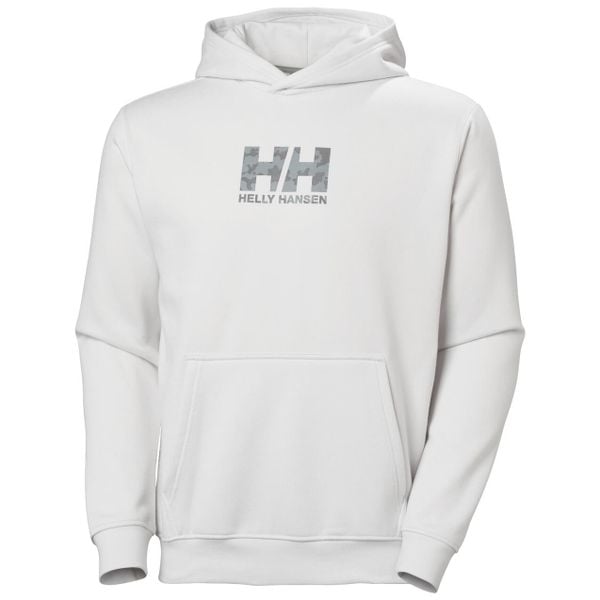Bluza z kapturem Helly Hansen Fleece Graphic. Szare bluzy męskie Helly Hansen, m, bez wzorów, z bawełny, z kapturem. W wyprzedaży za 300.60 zł.