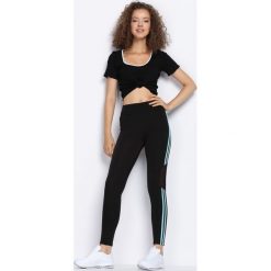 Czarno-Miętowe Legginsy Forever More. Czarne legginsy damskie Born2be. Za 34.99 zł.