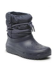 Crocs Śniegowce Classic Neo Puff Luxe Boot 207312 Granatowy. Niebieskie kozaki damskie Crocs, z tworzywa sztucznego. Za 439.99 zł.