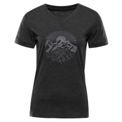 Koszulka damska turystyczna Alpine Pro Nogera. Niebieskie t-shirty damskie Alpine Pro, uniwersalny, bez wzorów, z bawełny, klasyczne, bez kołnierzyka. Za 109.00 zł.