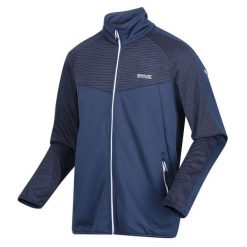 Bluza sportowa męska Regatta Yare VI. Niebieskie bluzy męskie Regatta, m, bez wzorów, bez kaptura. Za 248.99 zł.