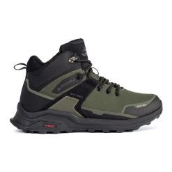 Vico Trekkingowe buty męskie zielono-czarne zielone. Zielone trekkingi męskie outdoorowe. Za 227.37 zł.