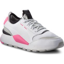 Sneakersy PUMA - RS-0 Sound 366890 04 Wht/Gray Violet/Knock Out Pink. Białe półbuty damskie Puma, bez wzorów, z materiału, bez obcasa, na płaskiej podeszwie, bez zapięcia. W wyprzedaży za 299.99 zł.