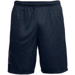 Spodenki Under Armour Tech Graphic Short Męskie. Niebieskie krótkie spodenki sportowe męskie Under Armour, m, bez wzorów, na fitness i siłownię. Za 171.37 zł.
