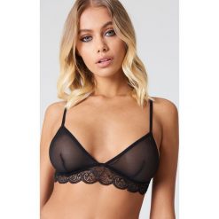 NA-KD Lingerie Siateczkowy biustonosz - Black. Biustonosze marki NA-KD Lingerie. W wyprzedaży za 21.88 zł.