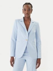 Rinascimento Marynarka CFC0128640003 Błękitny Regular Fit. Niebieskie żakiety damskie Rinascimento, s, bez wzorów, z syntetyku. Za 699.99 zł.