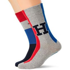 Skarpetki Męskie Tommy Hilfiger - Zestaw 2 Par z Bawełny 39-42. Skarpety męskie Tommy Hilfiger, bez wzorów, z bawełny. Za 140.99 zł.