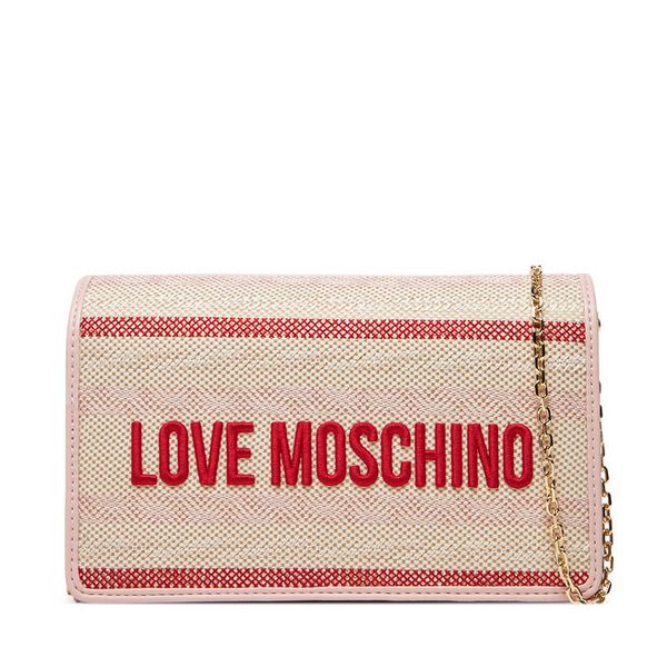 Torebka LOVE MOSCHINO. Czerwone torebki do ręki damskie Love Moschino, bez wzorów, wizytowe, bez dodatków. Za 349.99 zł.