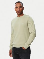 BOSS Bluza Westart 50509323 Zielony Regular Fit. Zielone bluzy męskie Boss, l, bez wzorów, z bawełny, bez kaptura. Za 549.99 zł.