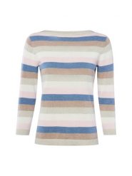 Brookshire Sweter z dzianiny Kobiety Bawełna szary|wielokolorowy, XXXL. Szare swetry damskie brookshire, bez wzorów, z bawełny, bez kołnierzyka, bez ramiączek, bez kaptura. Za 89.95 zł.