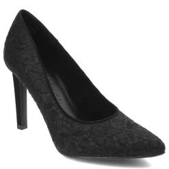 Czarne Czółenka Marco Tozzi Eleganckie Buty Na Obcasie. Czarne czółenka damskie Marco Tozzi, bez wzorów, z koronki, eleganckie, bez obcasa, na obcasie, bez zapięcia. Za 239.00 zł.