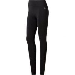 Legginsy damskie Reebok Wor Myt Seamless Tight. Czarne bielizna termoaktywna damska Reebok, bez wzorów, z elastanu, bez ramiączek. Za 157.99 zł.