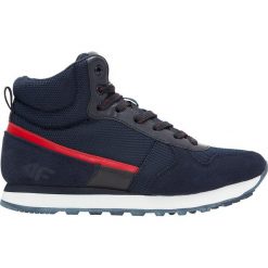 Buty trekkingowe damskie OBDH202Z - ciemny granatowy. Niebieskie trekkingi damskie 4f, na jesień. Za 199.99 zł.