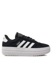 Adidas Sneakersy VL Court Bold Lifestyle Kids IH4777 Czarny. Czarne buty sportowe dziewczęce Adidas, bez wzorów, ze skóry, bez zapięcia. Za 219.99 zł.